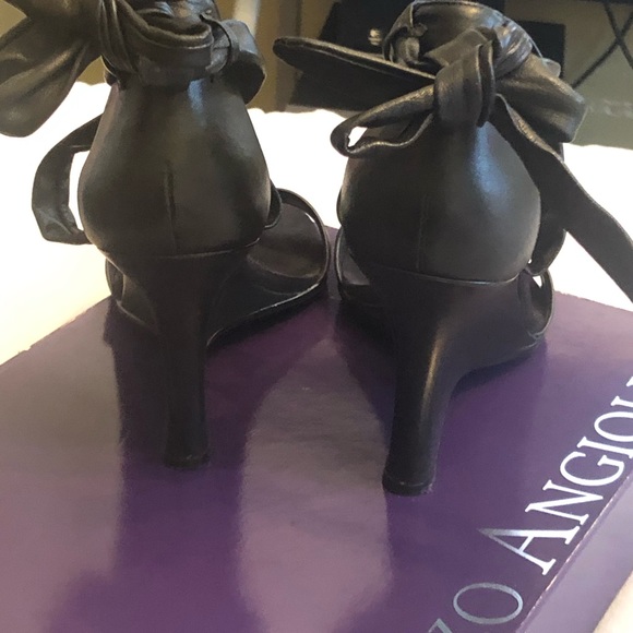 Gorgeous black leather wedge - Picture 5 of 14